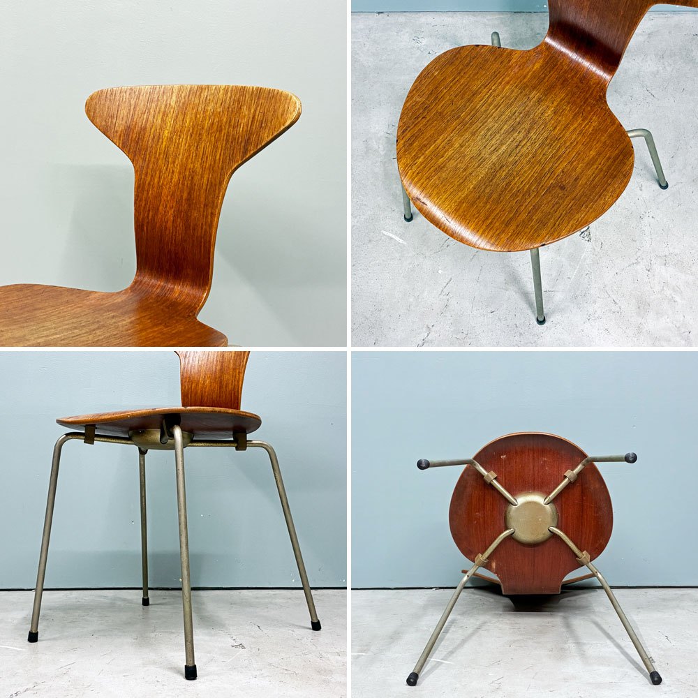 フリッツハンセン Fritz Hansen モスキートチェア チーク材 ビンテージ アルネ・ヤコブセン デンマーク 北欧家具 ◎
