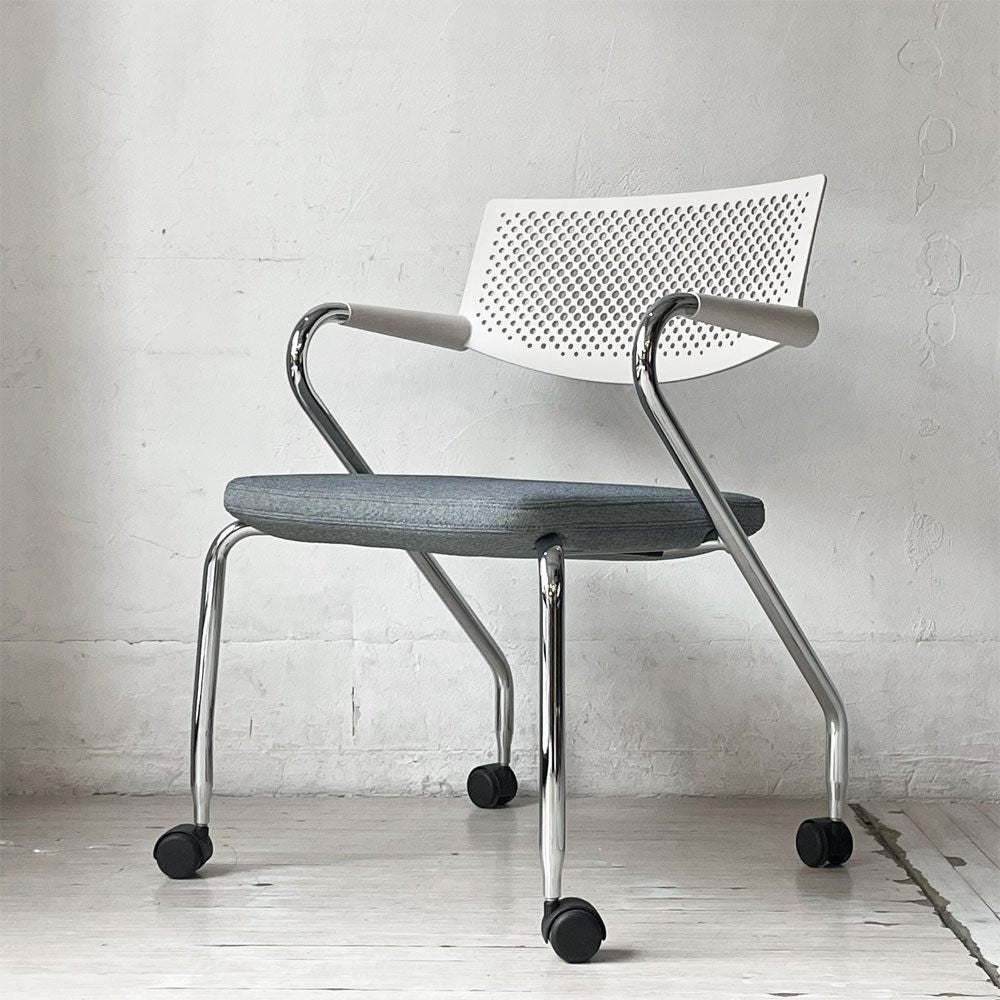 ヴィトラ vitra ビザロール Visaroll デスクチェア ミーティングチェア キャスターベース スタッキング アントニオ・チッテリオ A ★