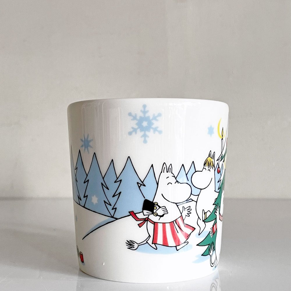 アラビア ARABIA ムーミンマグ MOOMIN アンダーザツリー 森のクリスマスツリー 2013年 冬限定 フィンランド 北欧食器 ■