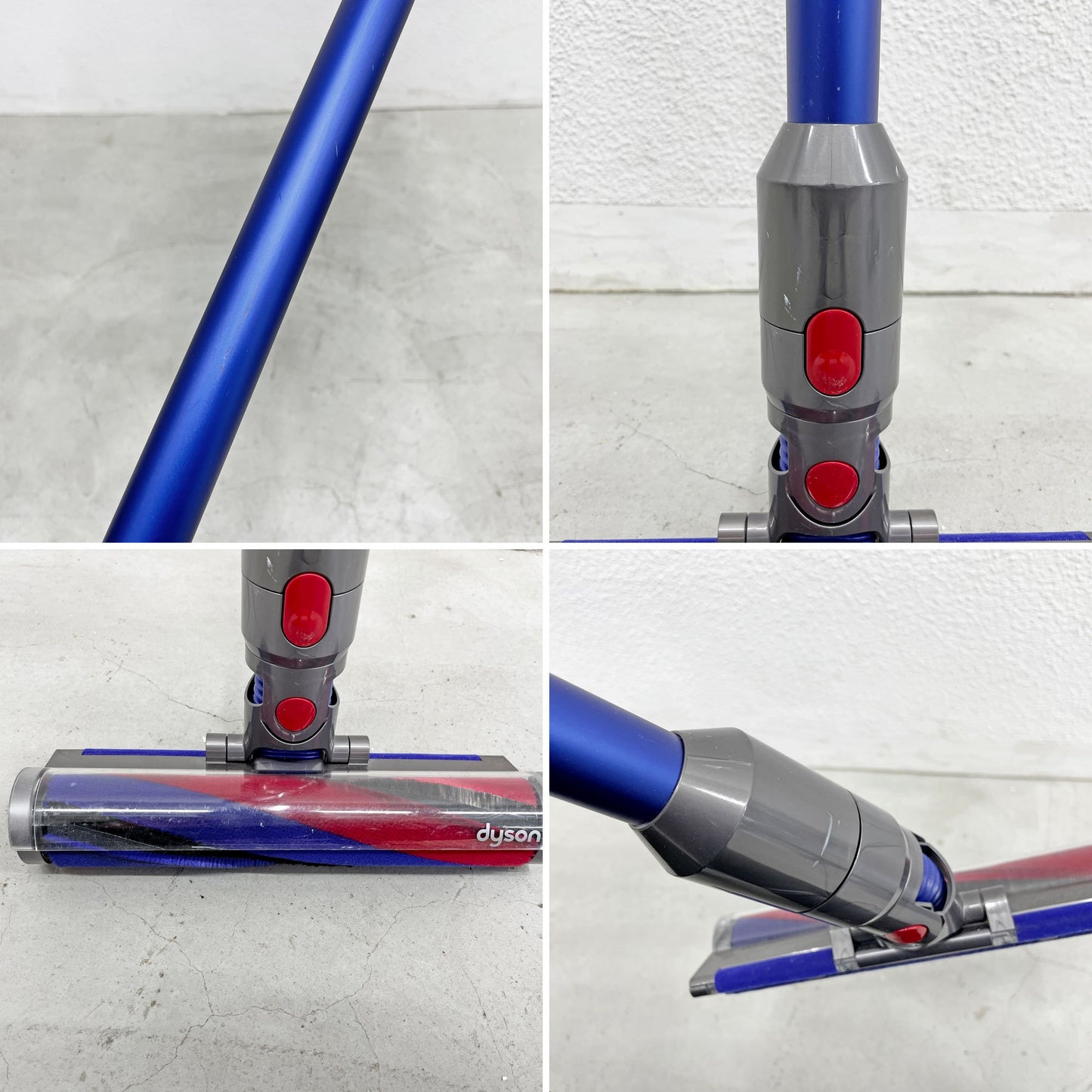 ダイソン dyson V8 Slim Fluffy コードレス掃除機 SV10K EXT BK 専用充電ドック & アタッチメント付 〓