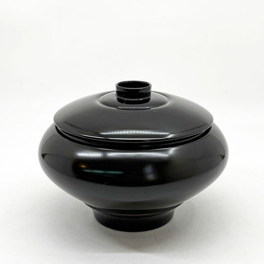 応量器 六椀重ね 蓋付 漆椀 漆器 和食器 黒塗 入れ子構造 ミニマルデザイン 伝統工芸品 A ●