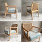 ダブルティー WTW アペルト チェア APERTO CHAIR NT アームチェア ラウンジチェア 1Pソファ アッシュ材 デニム地 西海岸 ウエストコースト ♪
