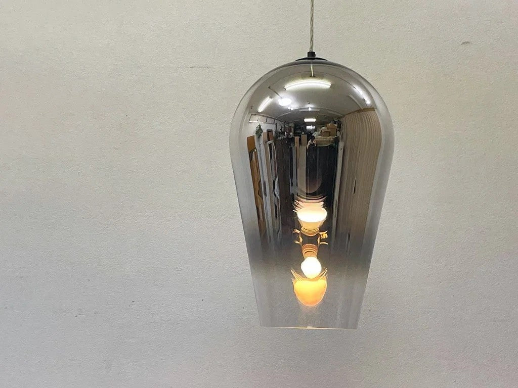 トムディクソン Tom Dixon フェイド ペンダントライト Fade Pendant クローム色 廃番 定価115,500円 箱付 展示美品 ●