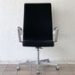 フリッツハンセン Fritz Hansen オックスフォード OXFORD チェア アームチェア ハイバック キャスター 昇降機能 ブラック アルネ・ヤコブセン 2008年製 ◇