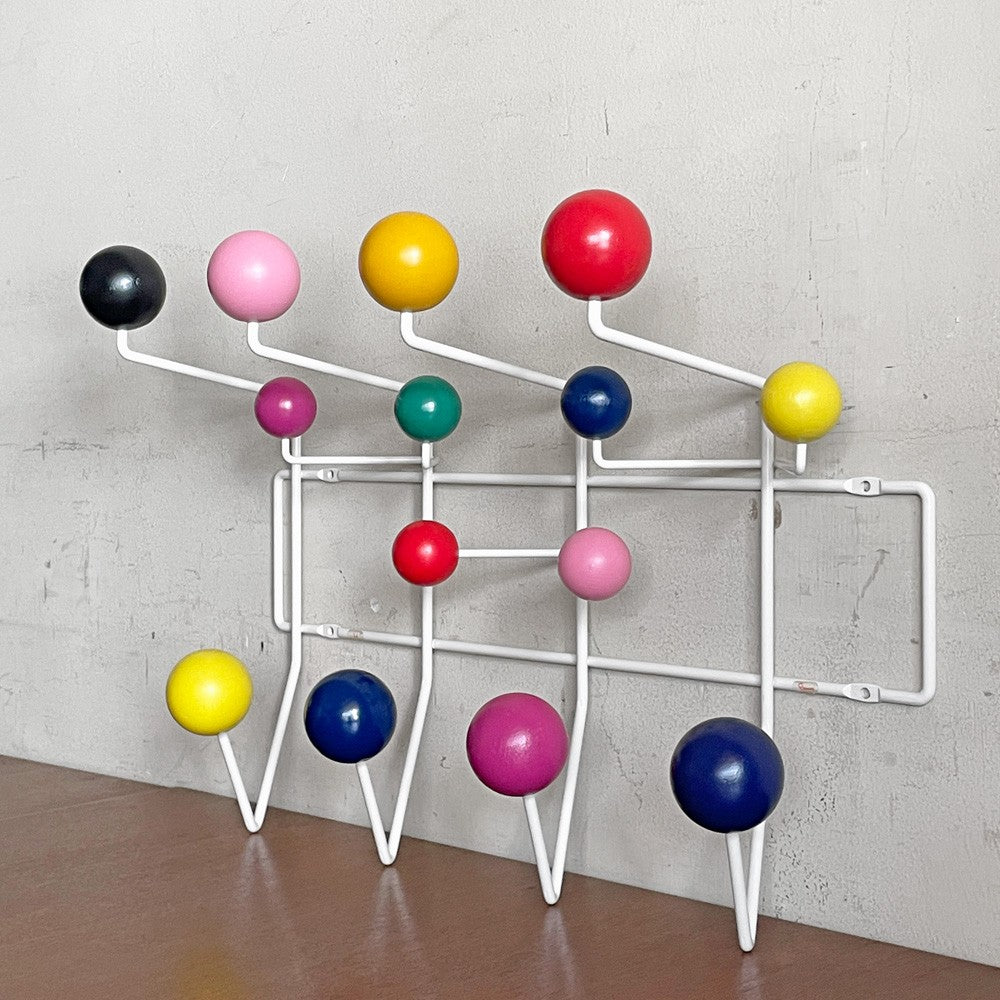 ハーマンミラー Herman Miller ハングイットオール Hang It All マルチカラー ウォールハンガー C&R イームズ ミッドセンチュリー 製造年証明書付 2002年製 箱付 ■