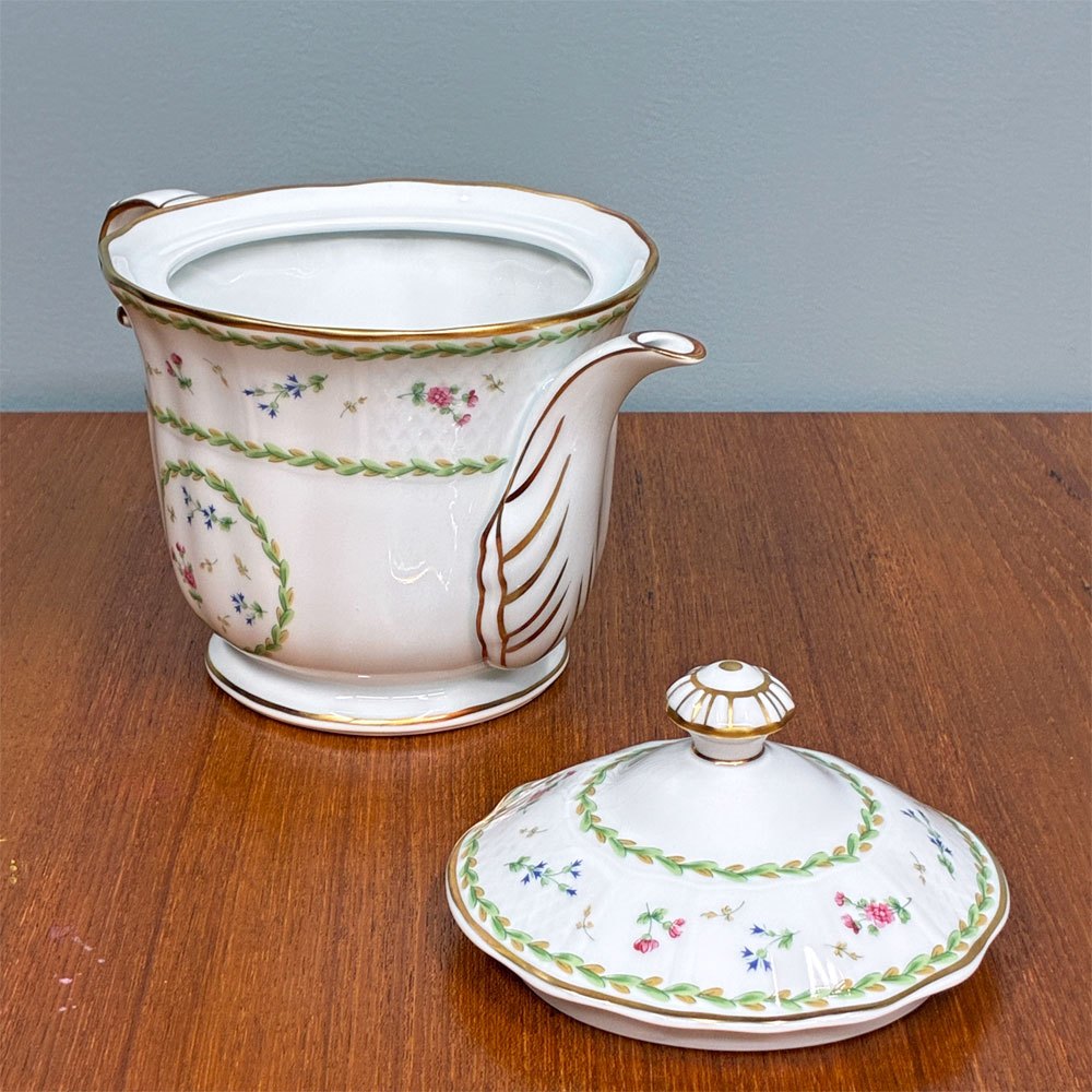 ベルナルド BERNARDAUD アルトワ Artois ティーポット H17.5cm リモージュ焼き フランス ◎