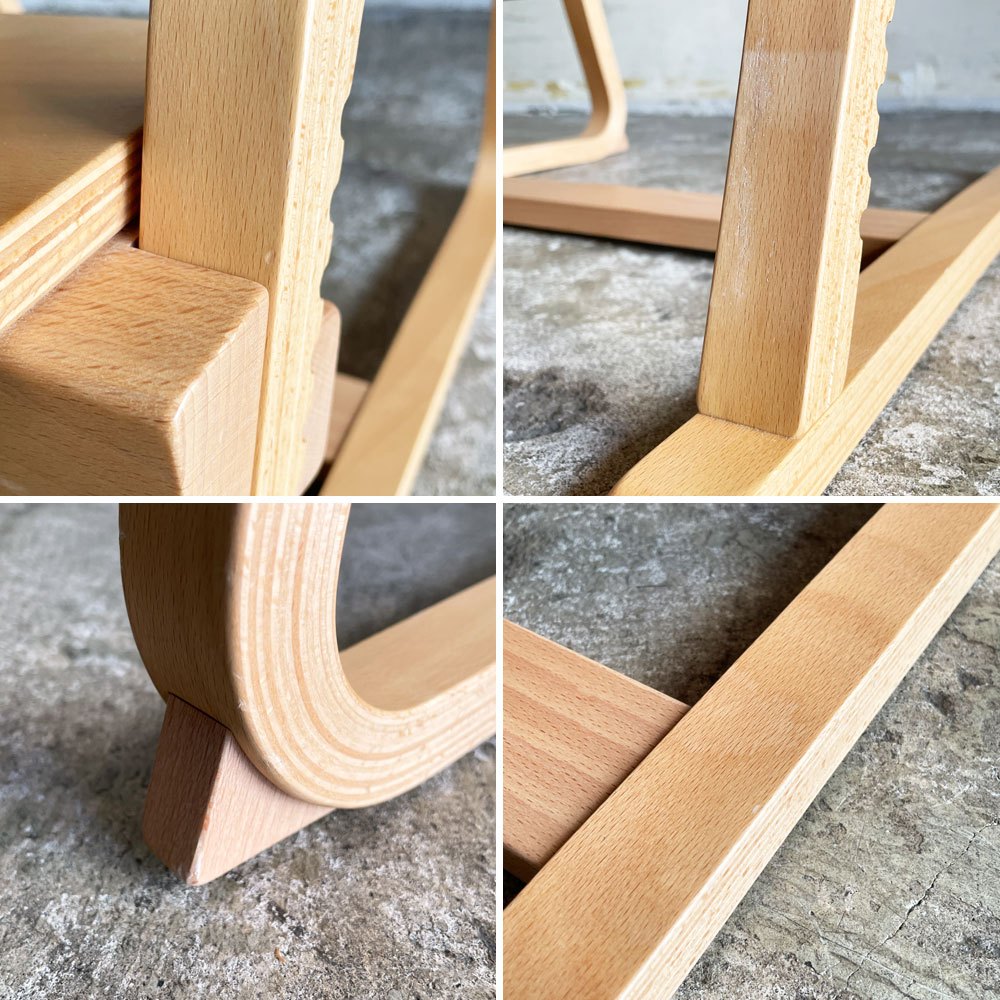 豊橋木工 アップライト UPRIGHT キッズチェア デスクチェア ナチュラル × ライトブルー ベビーチェア キッズチェア ■