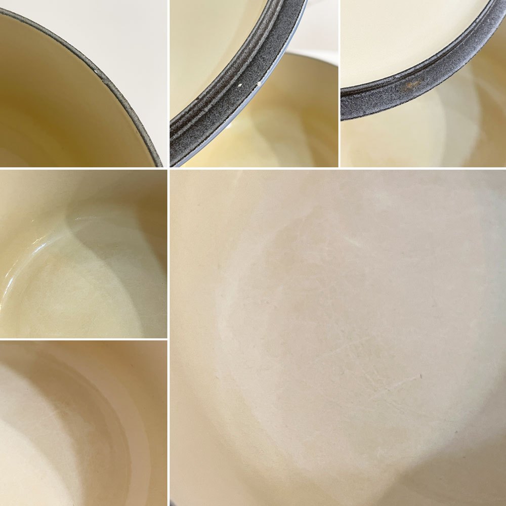 ルクルーゼ LE CREUSET ココットロンド 両手鍋 ＆ マルチスチーマー コースタルブルー 20cm  鋳物 フランス ◎