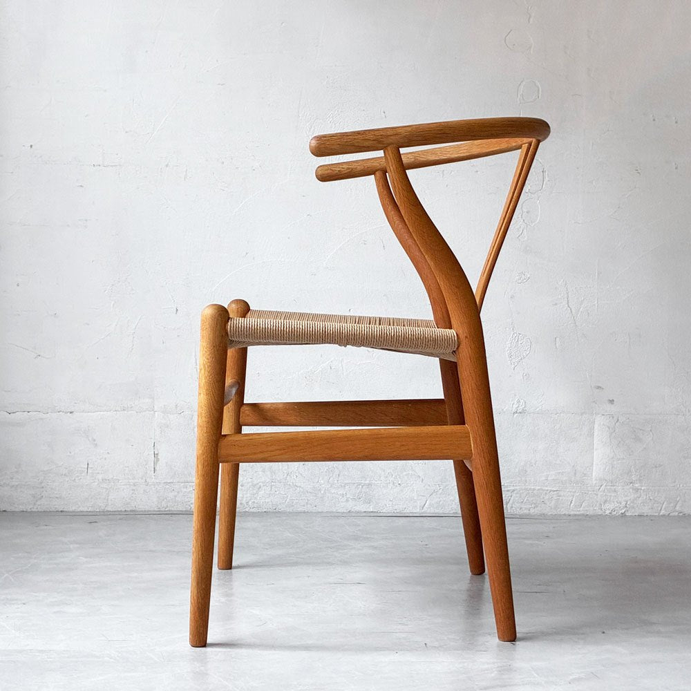 カールハンセン＆サン Carl Hansen & Son CH24 Yチェア オーク材 オイルフィニッシュ ハンス・J・ウェグナー 美品 ペーパーコード張替済 日本仕様サイズ ★