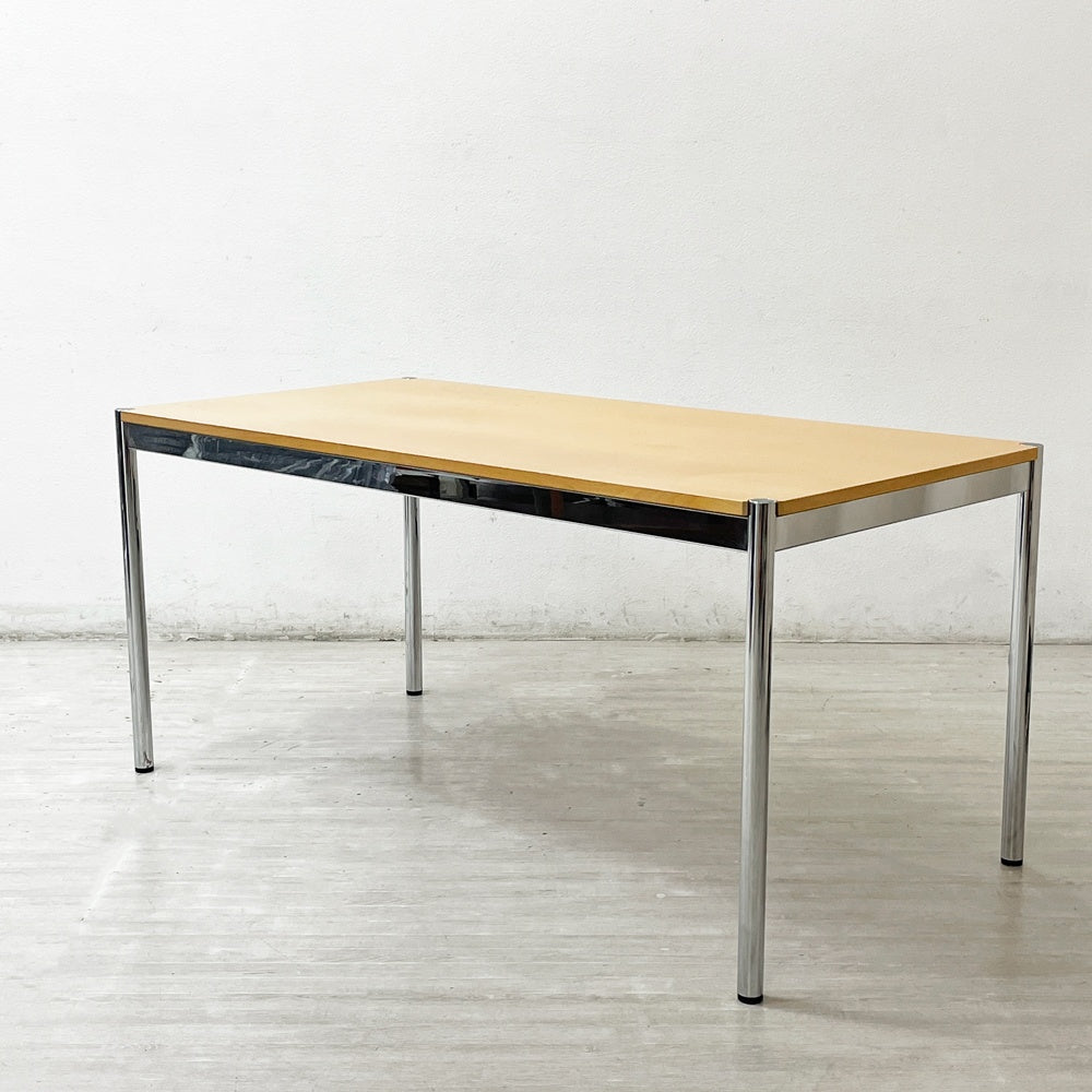 USMハラー USM Haller モジュラーファニチャー USMハラーテーブル デスク ナチュラル ビーチ材 天板 H70cm スイス ●