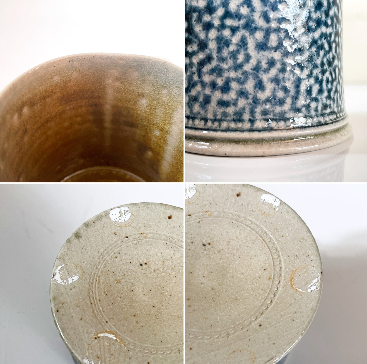 スティーブ・ハリソン Steve Harrison マグカップ ブルー系 ソルトグレーズ ARTS&SCIENCE取扱 2007年 希少 現代作家 ■