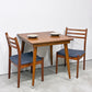 パシフィックファニチャーサービス PACIFIC FURNITURE SERVICE P.F.S スクエアテーブル SQUARE TABLE Lサイズ ダークブラウン バーチ材 樺 W80cm 美品 定価￥88,000- ◎