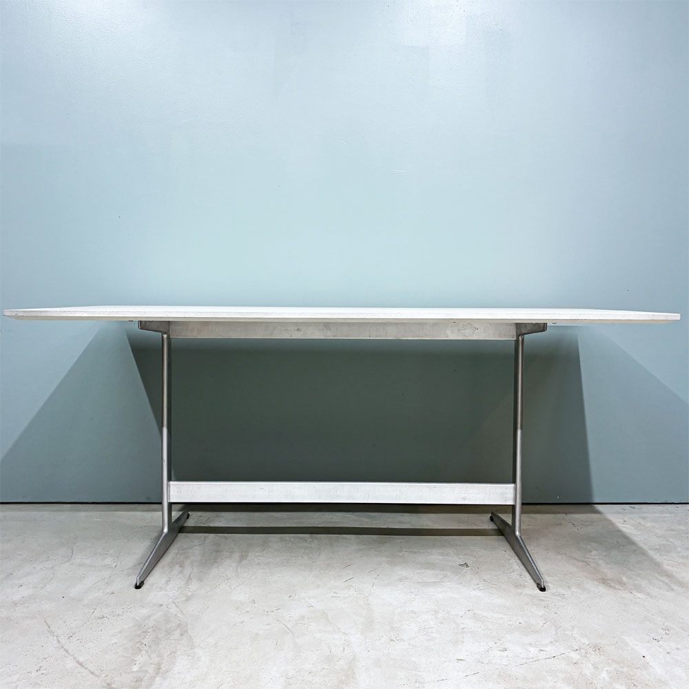 フリッツハンセン Fritz Hansen D438 シェーカーベース SHAKER BASE ダイニングテーブル W160cm ブルーノ・マットソン アルネ・ヤコブセン デンマーク 北欧家具  ◎