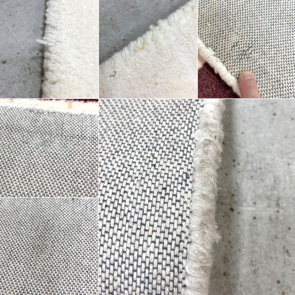 ジャーナルスタンダードファニチャー j.s.F フェアバーン ラグ FAIRBURN RUG ラグマット 手織り 120x160cm ナイロン モダンデザイン 未使用保管品 ●