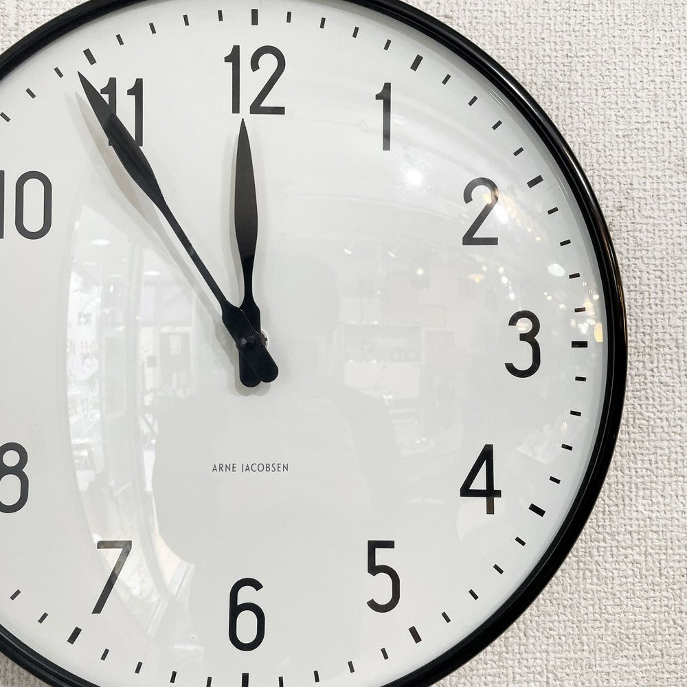 ローゼンダール ROSENDAHL ステーション STATION ウォールクロック 掛け時計 アルネ・ヤコブセン Arne Jacobsen デンマーク ◎