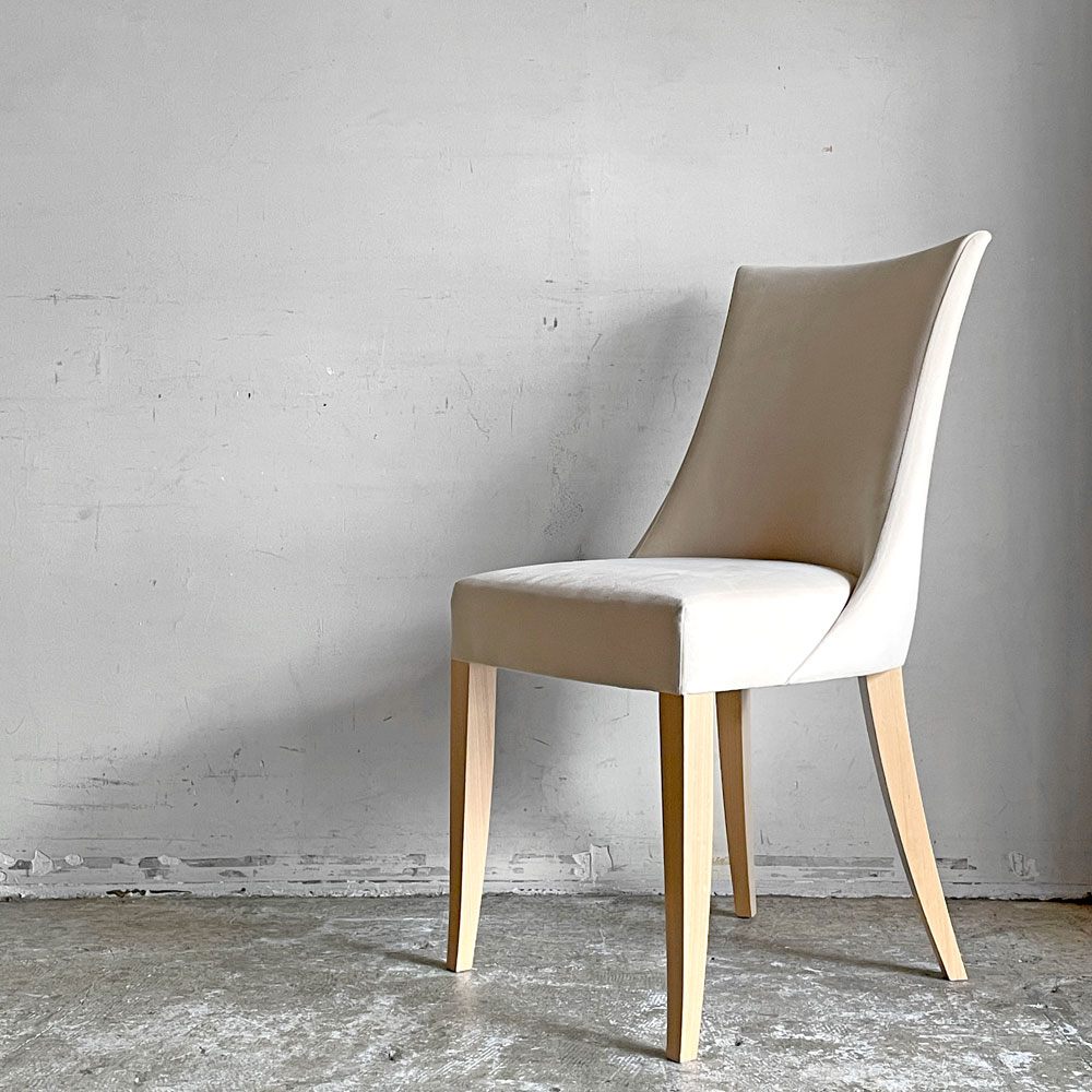 イデー IDEE アミチェア AMI CHAIR ダイニングチェア 1pソファ ラムース生地 アイボリー ■