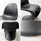 ヴィトラ vitra パントンチェア ダイニングチェア スタッキングチェア ディープブラック ヴェルナー・パントン Panton ミッドセンチュリー スペースエイジ 定価58,300円 ●