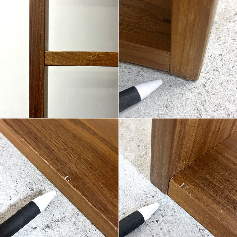 無印良品 MUJI スタッキングシェルフ ワイド 1列5段 ウォールナット材 オープンシェルフ 本棚 飾り棚 収納 ナチュラルデザイン 定価￥31,900- ●