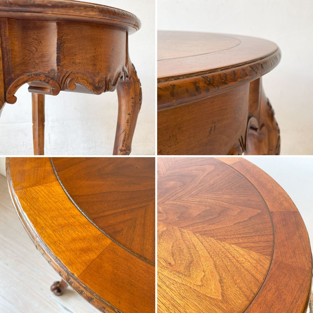 ベイカーファニチャー baker furniture サイドテーブル フラワースタンド ナイトテーブル 花台 クラシックデザイン  ★