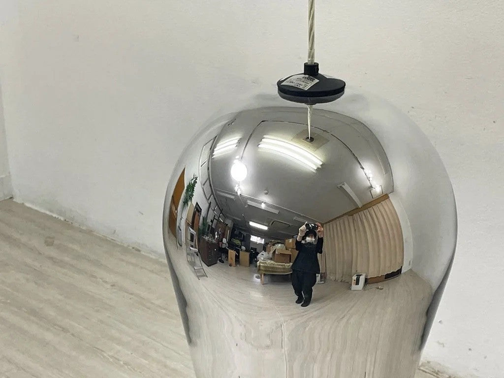 トムディクソン Tom Dixon フェイド ペンダントライト Fade Pendant クローム色 廃番 定価115,500円 箱付 展示美品 ●