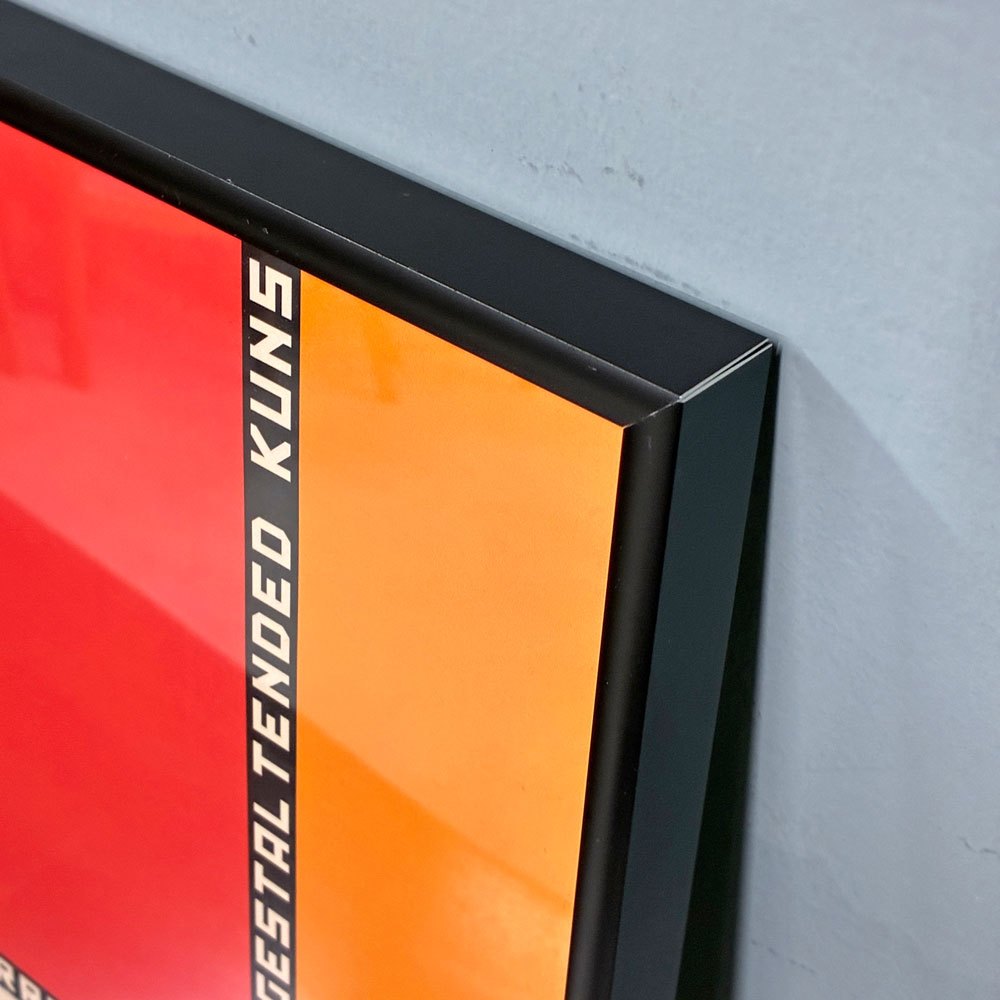 バウハウス BAUHAUS DIE ERSTE BAUHAUS AUSTELLUNG 1922 ポスター 額装品 フレーム付き グラフィック アート ドイツ モダンデザイン ◎