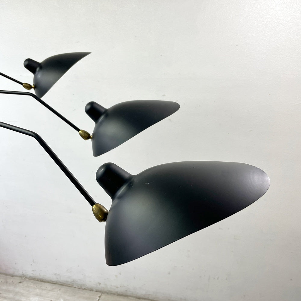 イデー IDEE シュスポンション・トワ・ブラ・ピヴォタン SUSPENSION 3 BRAS PIVOTANTS シーリングランプ 3灯 セルジュ・ムーユ ●