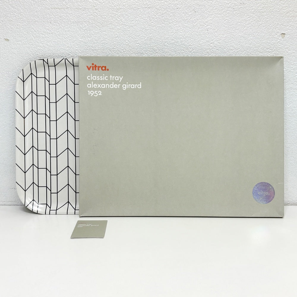 ヴィトラ vitra. クラシック トレイ グラフ Classic Tray Graph Lサイズ W46cm アレキサンダー・ジラード Alexander Girard お盆 箱付 ●
