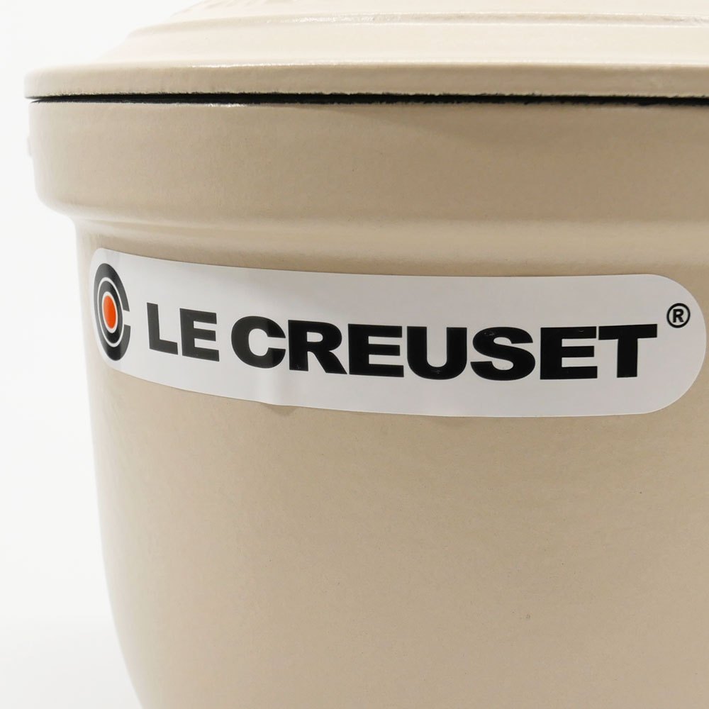 ルクルーゼ Le Creuset ココット エブリィ 18cm ブリオッシュ 限定色 鋳物 鍋 ガス・IH・オーブン対応 18専用 インナーリッド 内蓋セット ●