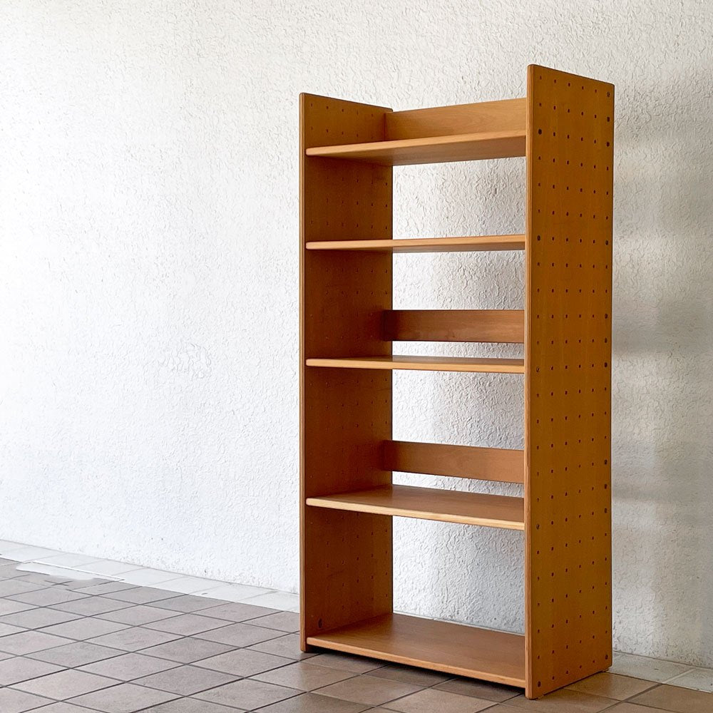 フォルミオ Formio トールシェルフ オープンシェルフ SHELF 1440 KF-11 本棚 ブックスタンド付き GKデザイン ブナ材 北欧 デンマーク 廃番 ◇
