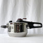 タッパーウェア Tupperware 圧力鍋 Pressure Cooker 4.5L すのこ 三脚付き ステンレス ドイツ製 定価 45,000円 ◇