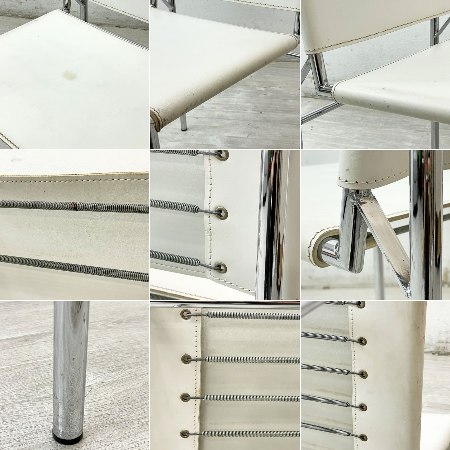 スティールライン Steel Line ロクエブリューン ROQUEBRUNE ダイニングチェア アイリーン・グレイ Eileen Gray モダンデザイン リプロダクト品 B ●