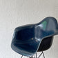 ハーマンミラー Herman Miller アームシェルチェア セカンド 2nd ビンテージ FRP製 ネイビー エッフェルベース C&R イームズ ミッドセンチュリー ◇