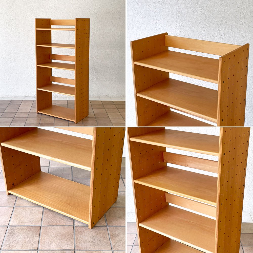 フォルミオ Formio トールシェルフ オープンシェルフ SHELF 1440 KF-11 本棚 ブックスタンド付き GKデザイン ブナ材 北欧 デンマーク 廃番 ◇