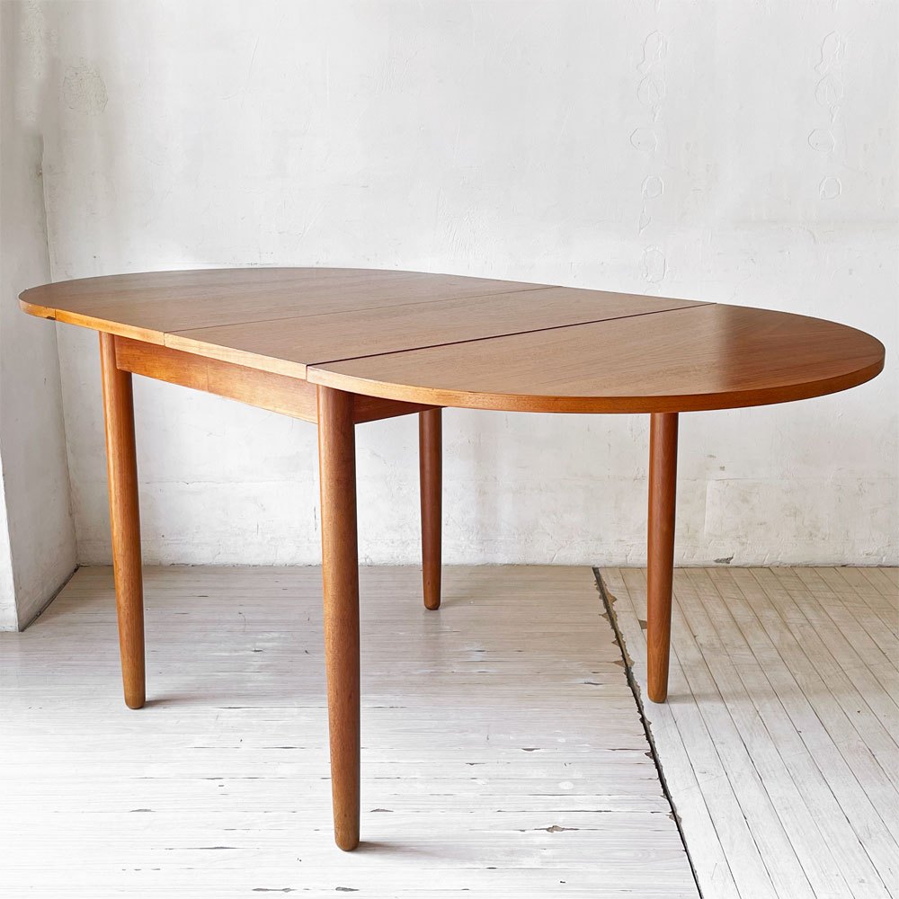 デンマークビンテージ Danish Vintage チーク材 エクステンション バタフライテーブル ダイニングテーブル 北欧家具 ★