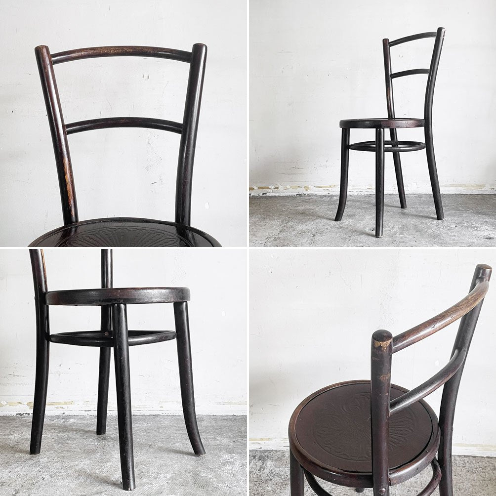 ジョセフ・ヤウォレク JOSEF JAWOREK ベントウッドチェア Bentwood chair ダイニングチェア 曲木椅子 ビンテージ 1907-1914 オーストリア製 トーネット ■