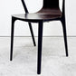 ヴィトラ Vitra ベルヴィルチェア Belleville Chair アームチェア ダイニングチェア スタッキングチェア オーク材 ダークブラウン系カラー ロナン & エルワン・ブルレック B ●