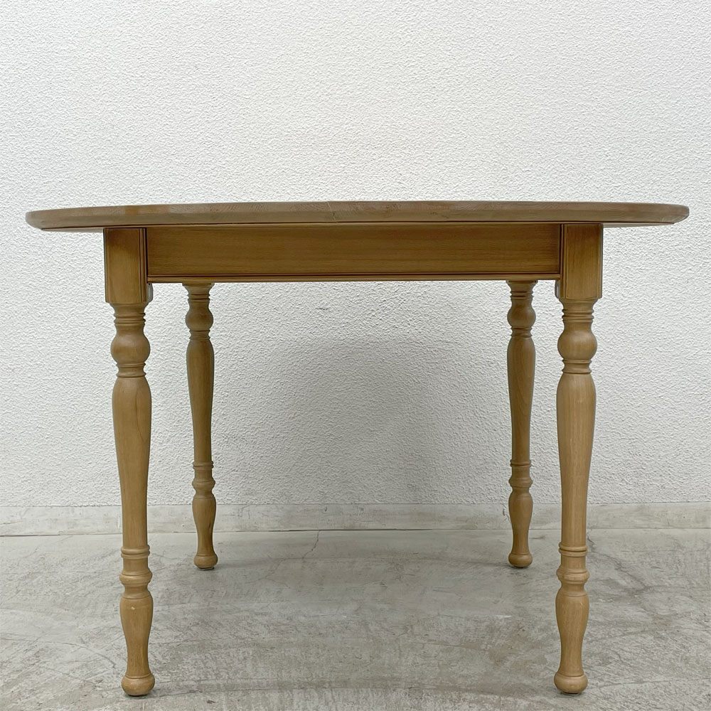 クラッシュゲート CRASH GATE ノットアンティークス Knot antiques キリン KIRIN ラウンド ダイニングテーブル w110cm 定価：121,000円 展示品 〓