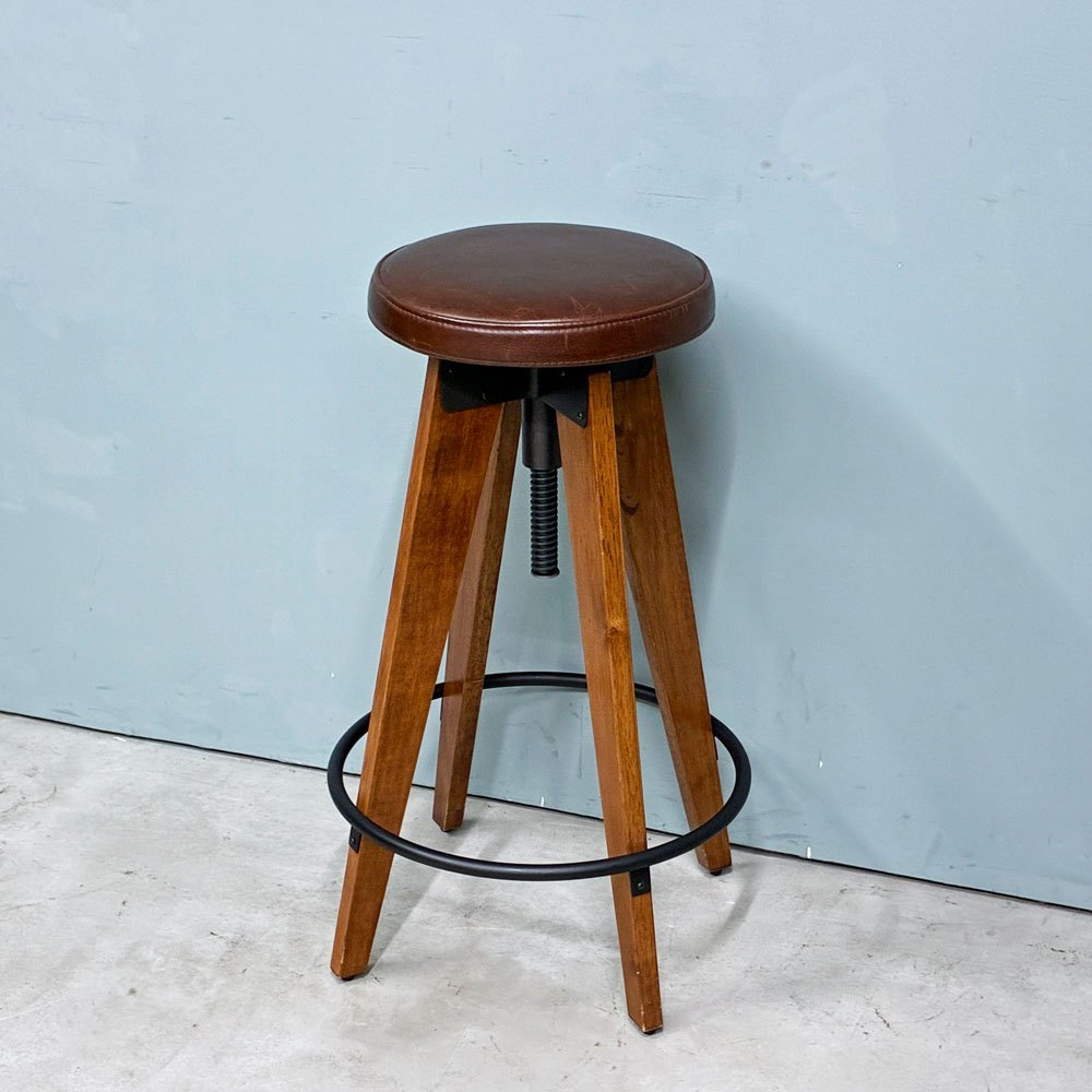 ジャーナルスタンダード ファニチャー journal standard furniture シノン CHINON ハイスツール カウンターチェア 座面回転昇降 インダストリアル 廃番 ◎