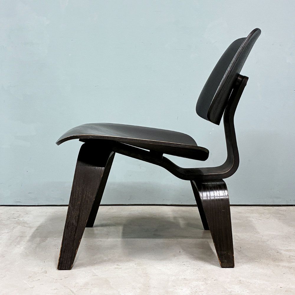 ハーマンミラー Herman Miller プライウッドラウンジチェア LCW ウッドレッグ 楕円形マウント 1950s ビンテージ C&R イームズ ミッドセンチュリー ◎