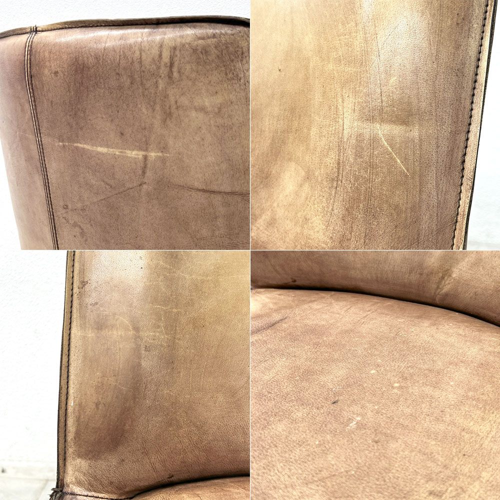 ダルトン DULTON ランディーチェア Randy Chair 本革 レザー ラウンジチェア アームチェア ビンテージスタイル A 〓