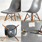 ハーマンミラー Herman Miller サイドシェルチェア セカンド 2nd FRP エレファントハイドグレー ドゥエルレッグ C&Rイームズ ミッドセンチュリー ■