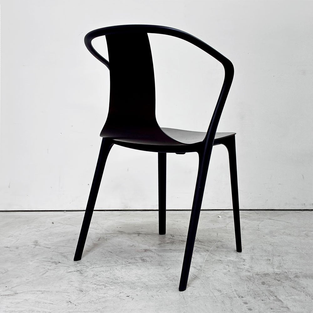 ヴィトラ Vitra ベルヴィルチェア Belleville Chair アームチェア ダイニングチェア スタッキングチェア オーク材 ダークブラウン系カラー ロナン & エルワン・ブルレック A ●