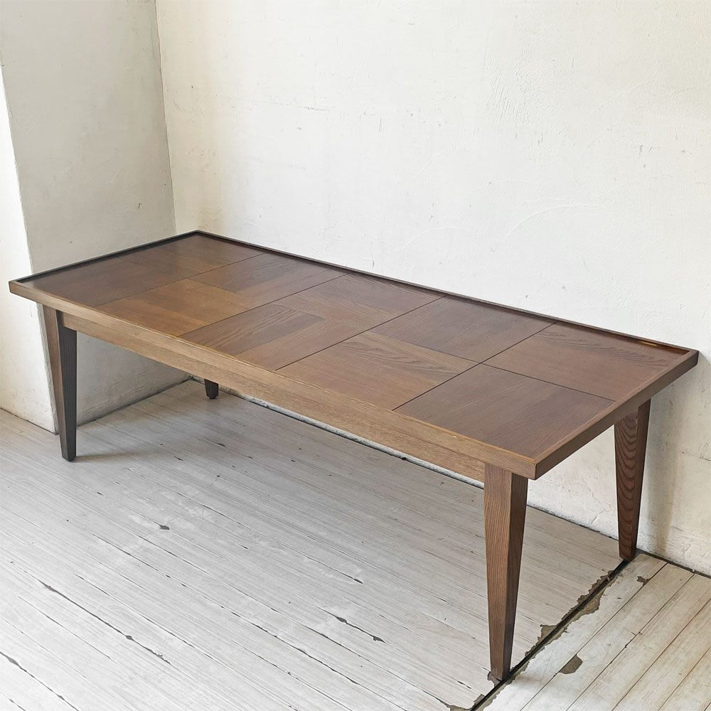 ジャーナルスタンダードファニチャー journal standard Furniture バワリー コーヒーテーブル BOWERY COFFEE TABLE 寄木 インダストリアルデザイン ★
