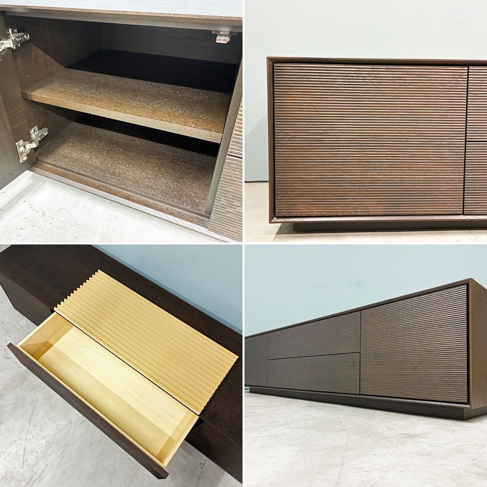 タイムアンドスタイル TIME＆STYLE スタンダードコンポジションキャビネット Standard composition cabinet ローボード TVボード 2ドア＋2ドロワー ◎