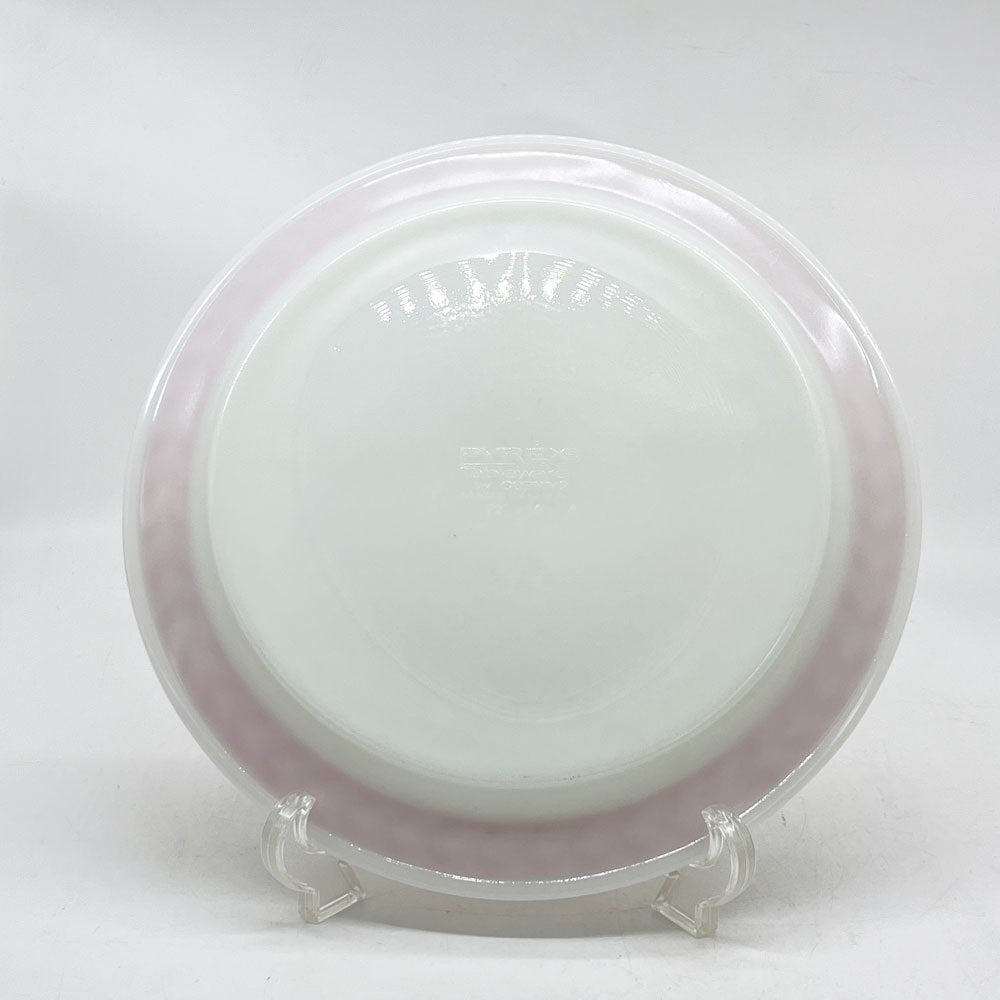 オールドパイレックス OLD PYREX レッドローレル 3コンパートメントプレート 耐熱ミルクガラス USビンテージ ●