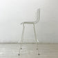 ノル Knoll Counter Height Stool カウンター ハイスツール ワイヤーチェア ホワイト ハリー・ベルトイア ミッドセンチュリー シートパッド付き ビンテージ ●