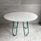 カリガリス Calligaris コヌビア connubia スツーレ STULLE ラウンド ダイニングテーブル テラッゾ×マットフォレストグリーン メラニン天板 メタルレッグ Φ120cm イタリアモダン 美品 ♪