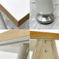 ジャーナルスタンダードファニチャー journal standard Furniture コンパスレッグデスク COMPASS LEG DESK ワークデスク W120cm メラミントップ アイボリー ●