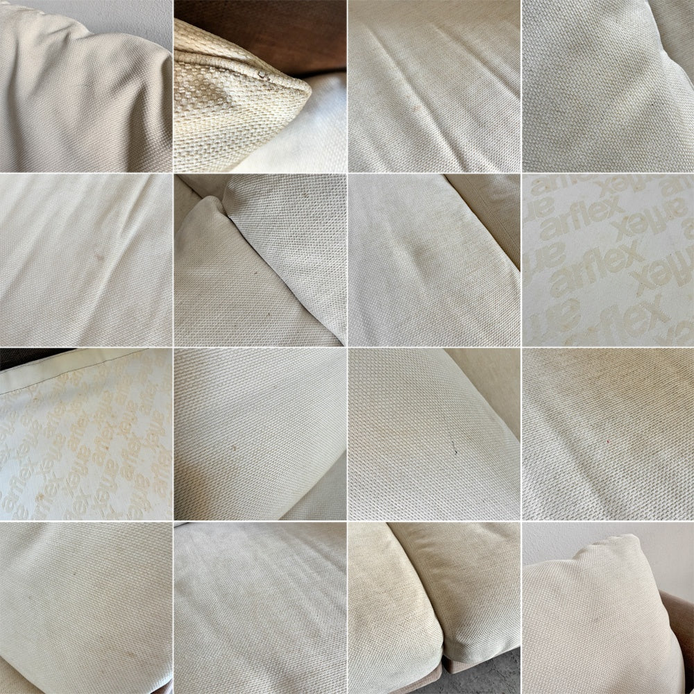 アルフレックス arflex エーソファ A・SOFA セパレートダブルシート 4人掛け 3～4P フェザークッション W230cm 参考価格66.5～82.3万円 〓