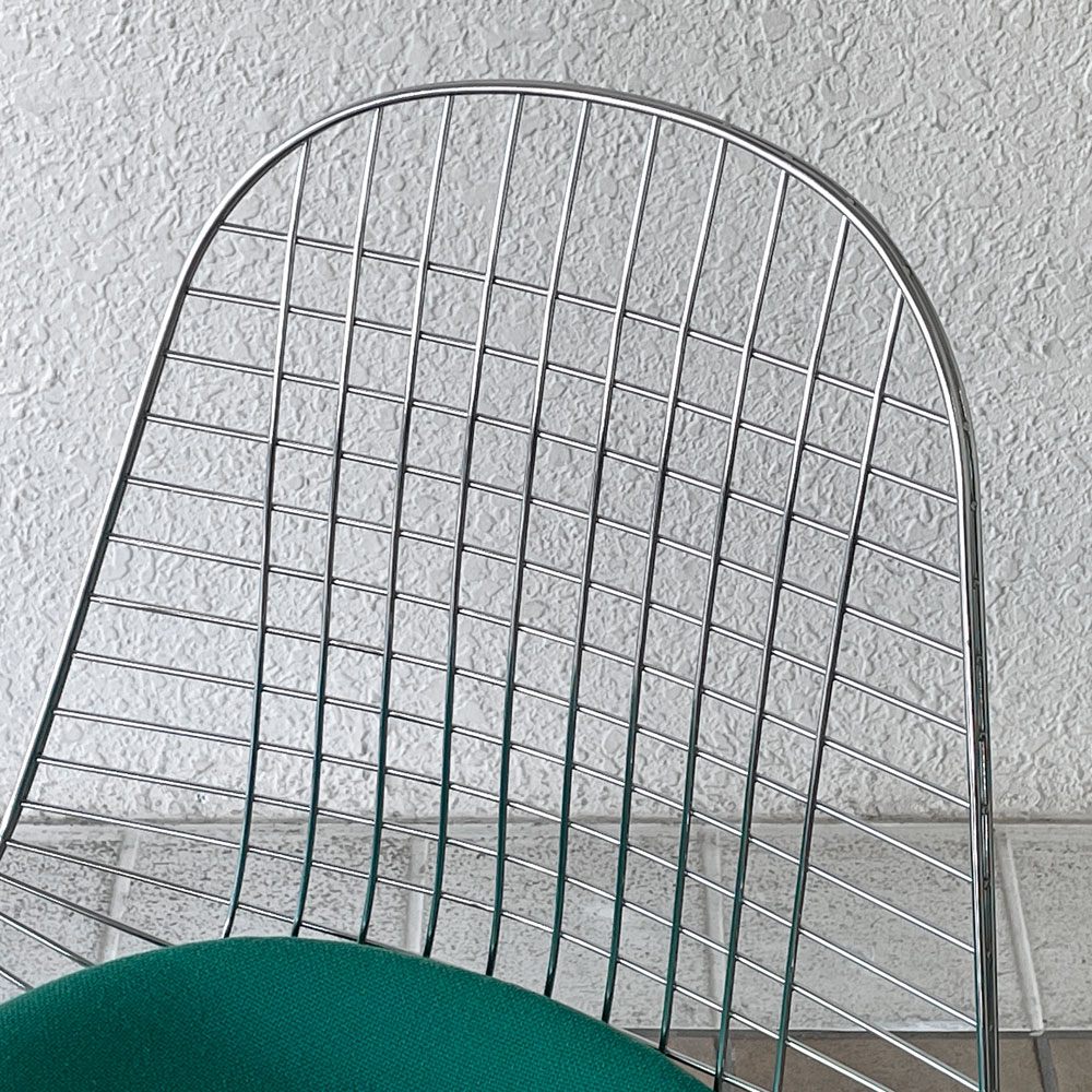 ヴィトラ vitra ワイヤーチェア Eames Wire Chair DKR5 エッフェルベース シートパッド付 C&R イームズ ミッドセンチュリー ◇